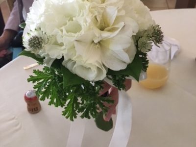 結婚式のトスブーケ