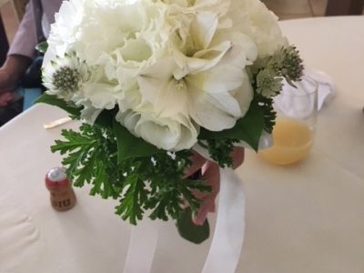 結婚式のトスブーケ